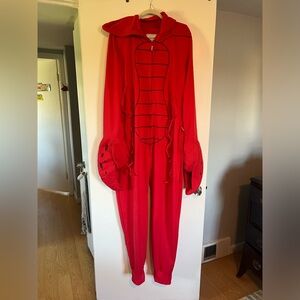 Tipsy Elves LOBSTER costume adult Large L onesie